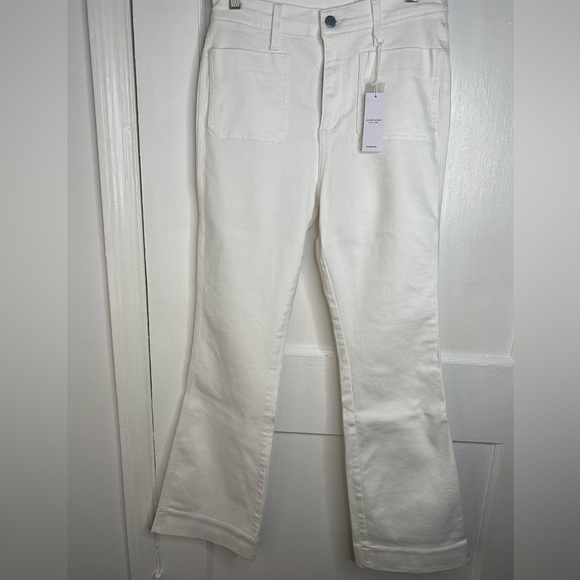 OUTERKNOWN NWT S.E.A Paramour Flare  White Jeans - Picture 1 of 11